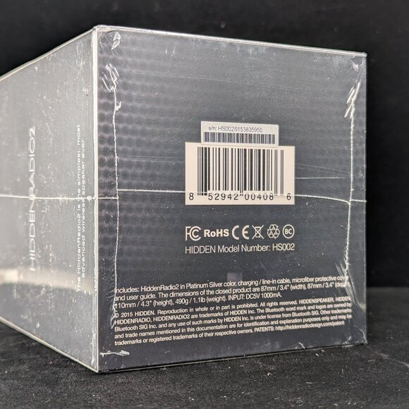 HiddenRadio2 Bluetooth MultiSpeaker, Factory Sealed (2 Available) - Picture 7 of 16